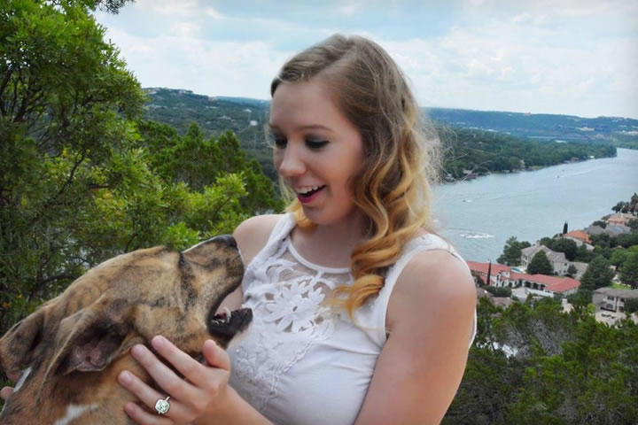 dog in wedding